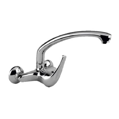 GRIFO MONOMANDO FREGADERO PARED ENKEL 11 CM ENKEL CAÑO ALTO TUBO- Ahorra Calor