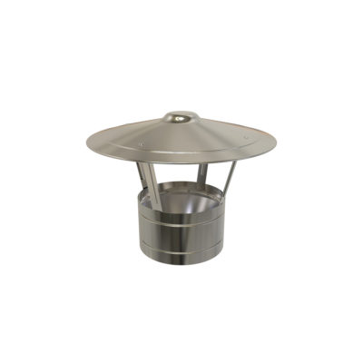 CAPERUZA DOBLE PARED A.INOX CONVESA - Ahorra Calor