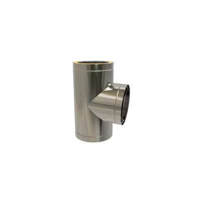 TE 90º DOBLE PARED A.INOX CONVESA - Ahorra Calor
