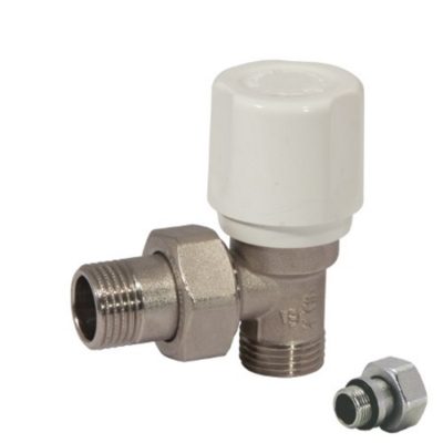 VÁLVULA ANGULAR PARA COBRE, MULTICAPA Y CONEXIÓN DE TUBERÍA PEX BIANCHI 409 - Ahorra Calor