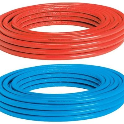 TUBERÍA MULTICAPA PERT/AL/PERT BARBI con aislamiento en rollo 16x2,0 / 100m - rojo - Ahorra Calor