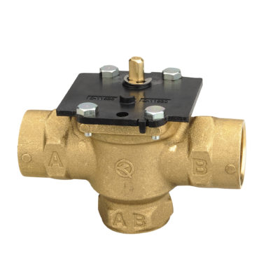 VÁLVULA DE ZONA ORKLI. P. VALVULAR 3V 1/2" H-H CON EJE E/C - Ahorra Calor