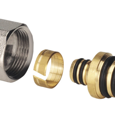Conexión tubería multicapa PERT-AL-PERT con válvula de radiador M24x1,5 - Ahorra Calor